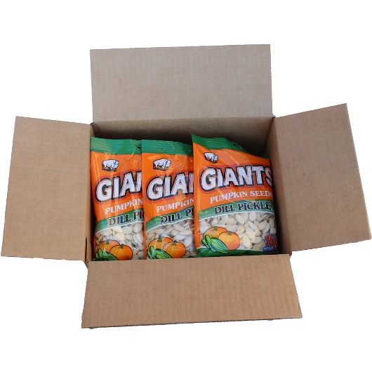 酷牌库|商品详情-Giant Snack进口代理批发 Giant Snack Inc 巨人南瓜籽莳萝，5.15 盎司，每箱 12 粒