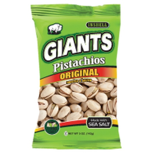 酷牌库|商品详情-Giant Snack进口代理批发 Giant Snack Inc Giants 原味烤咸开心果，5 盎司，每箱 8 个