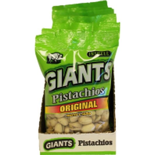 酷牌库|商品详情-Giant Snack进口代理批发 Giant Snack Inc Giants 原味烤咸开心果，5 盎司，每箱 8 个