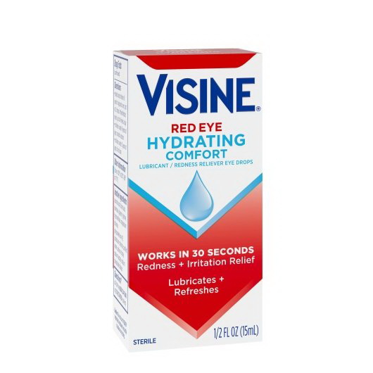 酷牌库|商品详情-Visine进口代理批发 Visine 红眼舒适保湿，0.5 液量盎司，每箱 12 件