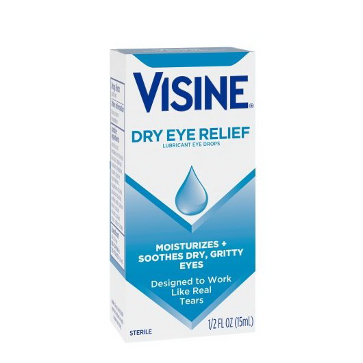 酷牌库|商品详情-Visine进口代理批发 Visine 干眼缓解剂，0.5 液量盎司，每盒 3 粒，每箱 12 粒