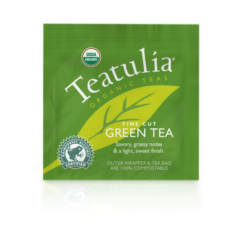 Teatulia Organic Teas进口代理批发 绿色包装标准茶 1-50 片