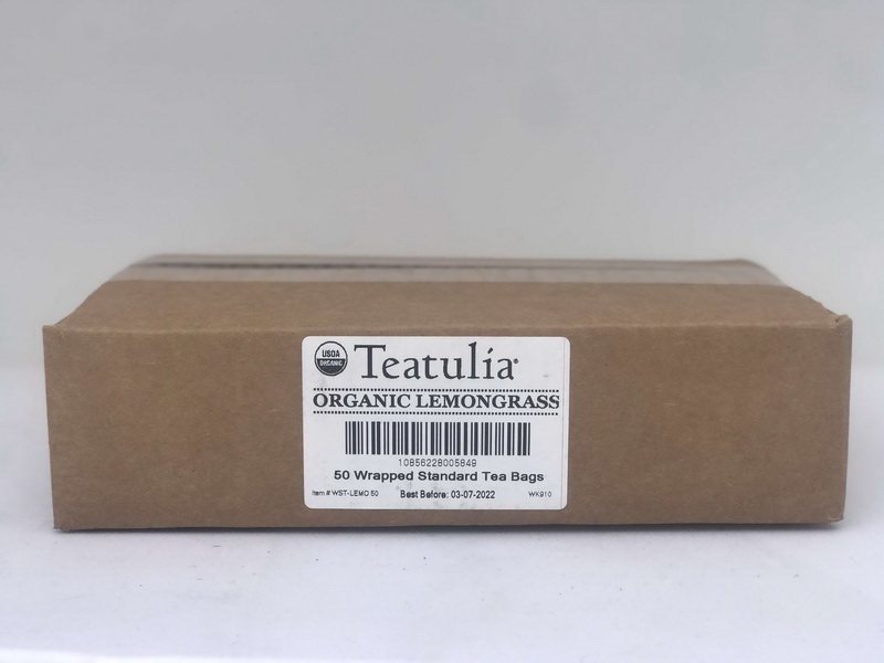 酷牌库|商品详情-Teatulia Organic Teas进口代理批发 Teatulia 有机茶柠檬草包装标准，50 片，每箱 1 片