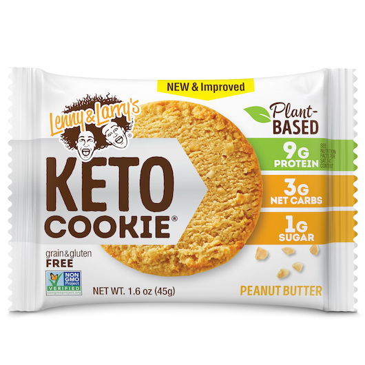 Lenny & Larry's进口代理批发 Lenny & Larry's Keto Cookie 花生酱 Keto Cookie，1.6 盎司，每箱 6 个