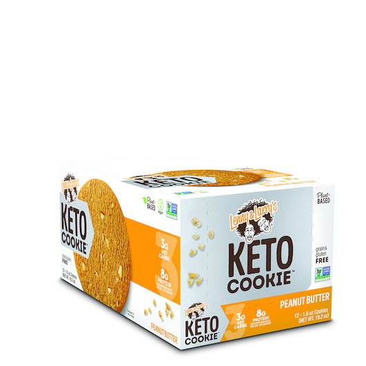 酷牌库|商品详情-Lenny & Larry's进口代理批发 Lenny & Larry's Keto Cookie 花生酱 Keto Cookie，1.6 盎司，每箱 6 个