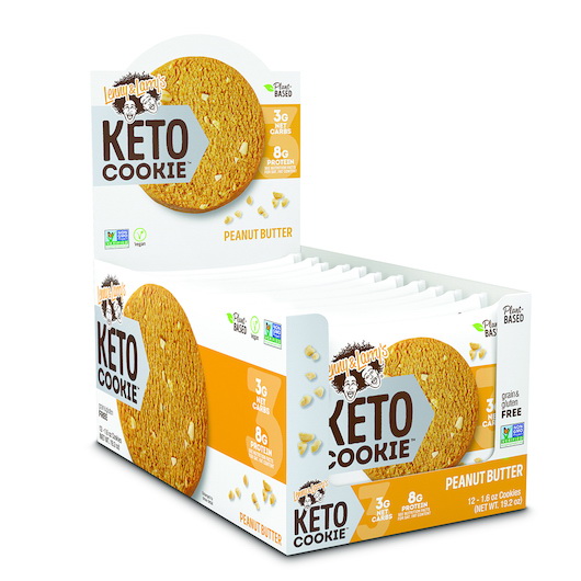 酷牌库|商品详情-Lenny & Larry's进口代理批发 Lenny & Larry's Keto Cookie 花生酱 Keto Cookie，1.6 盎司，每箱 6 个