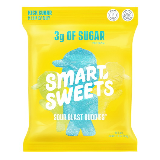 Smartsweets进口代理批发 Smartsweets Sour Blast Buddies，各 1 个，每箱 6 个