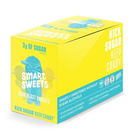 酷牌库|商品详情-Smartsweets进口代理批发 Smartsweets Sour Blast Buddies，各 1 个，每箱 6 个