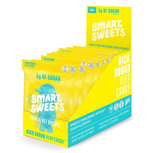 酷牌库|商品详情-Smartsweets进口代理批发 Smartsweets Sour Blast Buddies，各 1 个，每箱 6 个