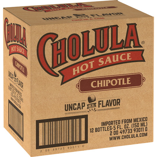 酷牌库|商品详情-Cholula进口代理批发 Cholula Chipotle 辣酱，5 液量盎司，每箱 12 粒