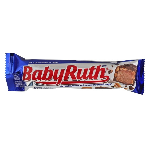 酷牌库|商品详情-Baby Ruth进口代理批发 Baby Ruth 巧克力棒，2 盎司，每盒 24 块，每箱 12 块