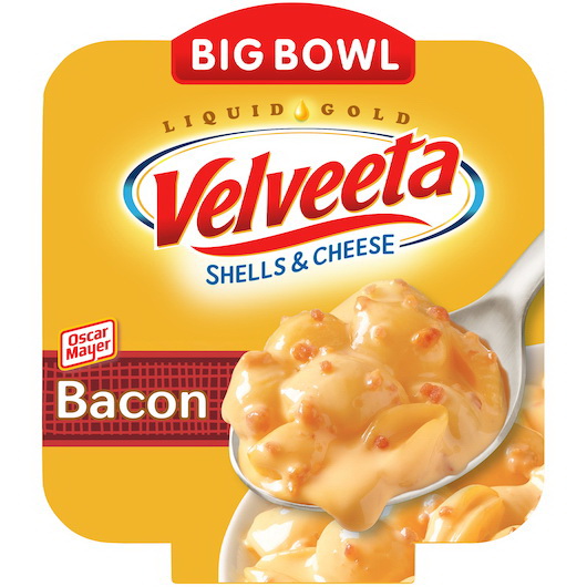 Velveeta进口代理批发 Velveeta 方便餐培根通心粉和奶酪碗，5 盎司，每箱 6 个