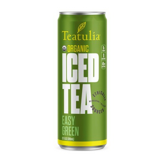 酷牌库|商品详情-Teatulia Organic Teas进口代理批发 Teatulia 有机茶有机简易绿冰茶，12 盎司，每箱 12 粒