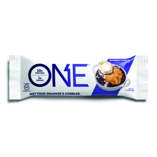 ONE进口代理批发 One Brand 蓝莓馅饼棒，2.12 盎司，每箱 6 块