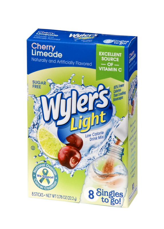 酷牌库|商品详情-Wylers Light进口代理批发 Wylers 淡樱桃柠檬汁饮料混合单份外带，8 件，每箱 12 件