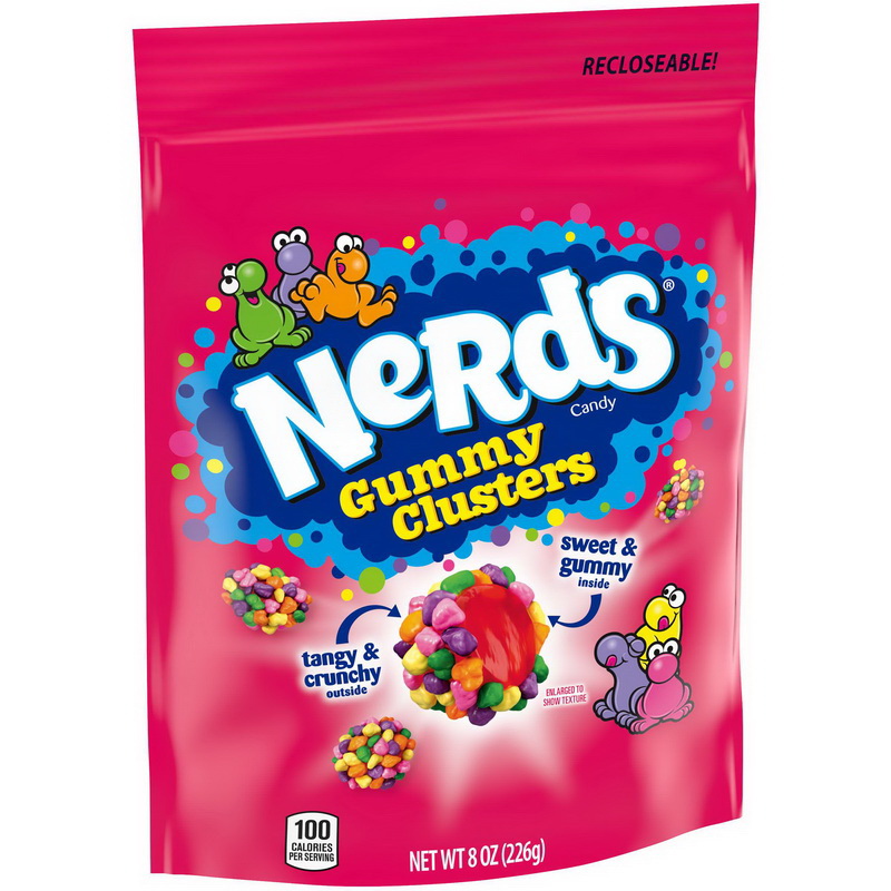 Nerds进口代理批发 Nerds Clusters Doy，8 盎司，每箱 6 个