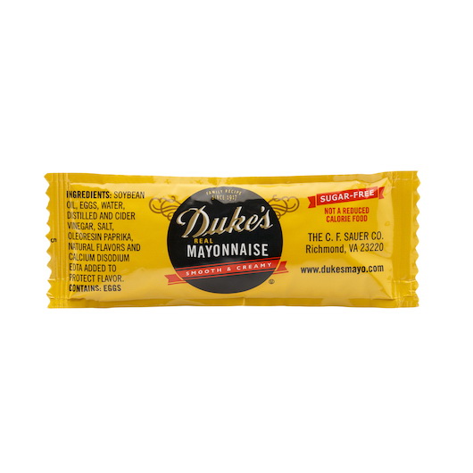 Dukes进口代理批发 Dukes Mayo，9 克，每箱 500 个