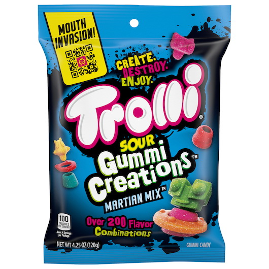 TROLLI进口代理批发 Trolli Gummi Creations，4.25 盎司，每箱 12 颗