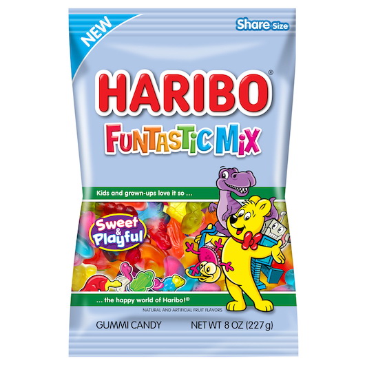 Haribo进口代理批发 Haribo 糖果缤纷组合，8 盎司，每箱 10 颗