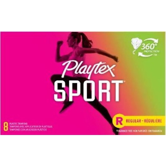 Playtex进口代理批发 Playtex Sport 常规，8 件，每箱 4 件