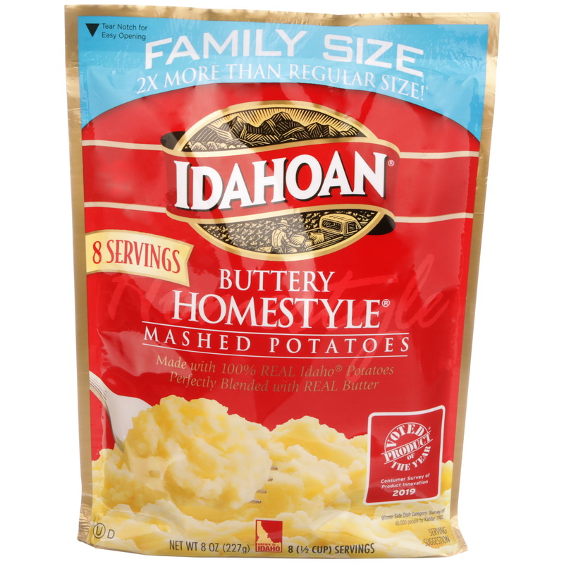 Idahoan Foods进口代理批发 Idahoan Foods 家庭式黄油土豆泥，8 盎司，每箱 8 个