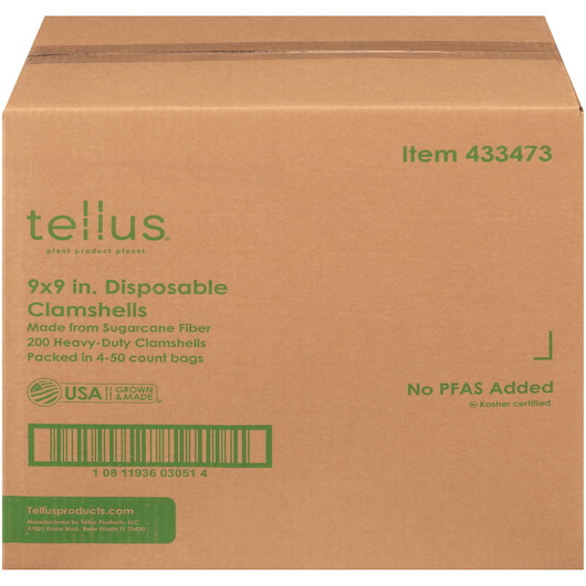 酷牌库|商品详情-Tellus进口代理批发 Tellus 9" X 9" 翻盖式，每个 200 个，每箱 4 个