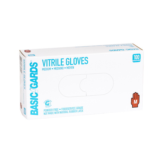 Vitrile Powder Free Disposable Gloves 10pk SMALL 5 Pair