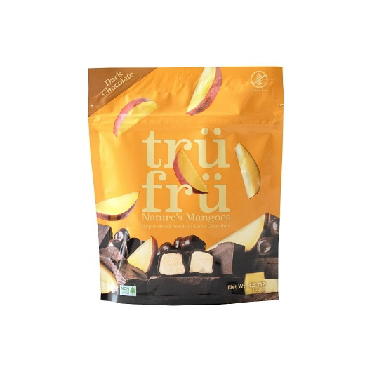 酷牌库|商品详情-Tru Fru Grab & Share进口代理批发 Tru Fru 超干 Grab & Share 芒果黑巧克力，4.5 盎司，每箱 6 个