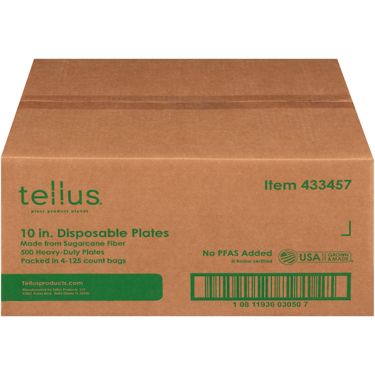 酷牌库|商品详情-Tellus进口代理批发 Tellus 10 英寸圆盘，未添加 Pfa，每个 125 个，每箱 4 个