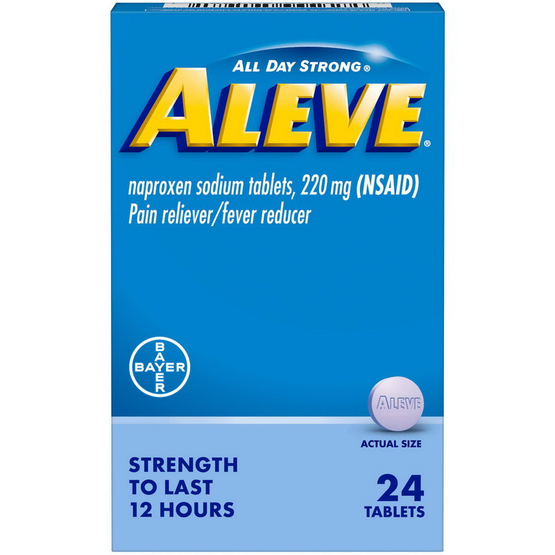 Aleve进口代理批发 Aleve 标签 24S，24 片，每盒 3 个，每箱 8 个