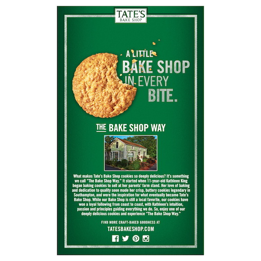 酷牌库|商品详情-Tate's Bake Shop进口代理批发 Tate's Bake Shop 椰子脆饼干，7 盎司，每箱 12 块