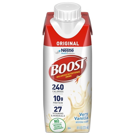 Boost进口代理批发 Boost Very Vanilla，8.01 液量盎司，每箱 24 粒