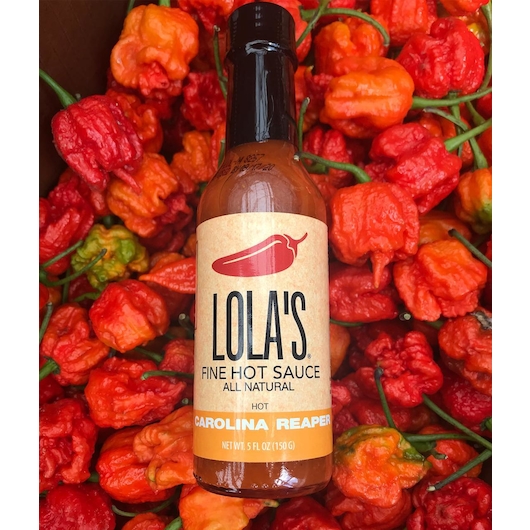 酷牌库|商品详情-Lola's进口代理批发 Lola's 优质辣酱 Carolina Reaper 箱 12 5 盎司，5 盎司，每箱 12 个