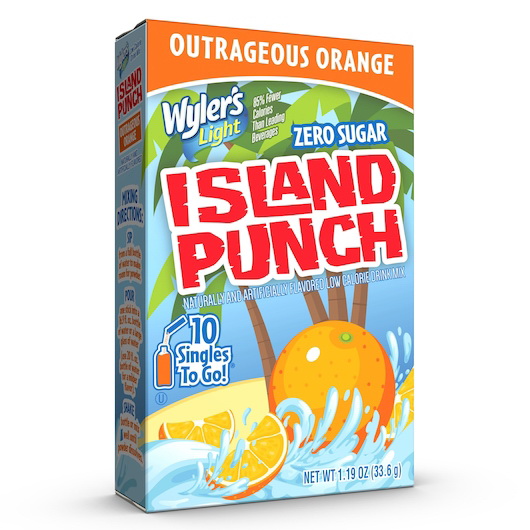 Wylers Light进口代理批发 Wylers Light Light Island Punch Outrageous Orange，10 支，每箱 12 支