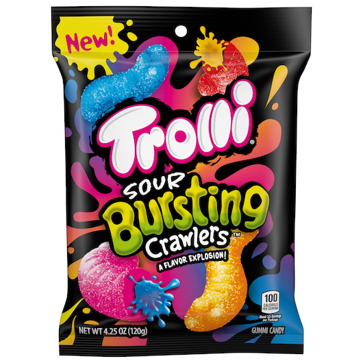 Trolli进口代理批发 Trolli 爆裂爬虫，4.25 盎司，每箱 12 个