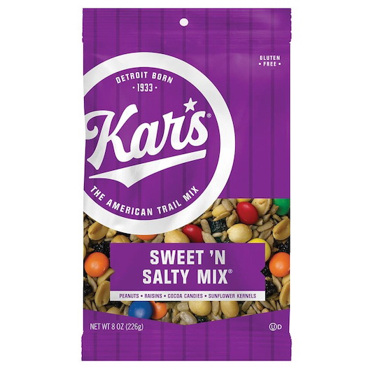 Kar's进口代理批发 Kar's Nuts Sweet 'N Salty，8 盎司，每箱 12 粒