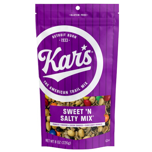 酷牌库|商品详情-Kar's进口代理批发 Kar's Nuts Sweet 'N Salty，8 盎司，每箱 12 粒