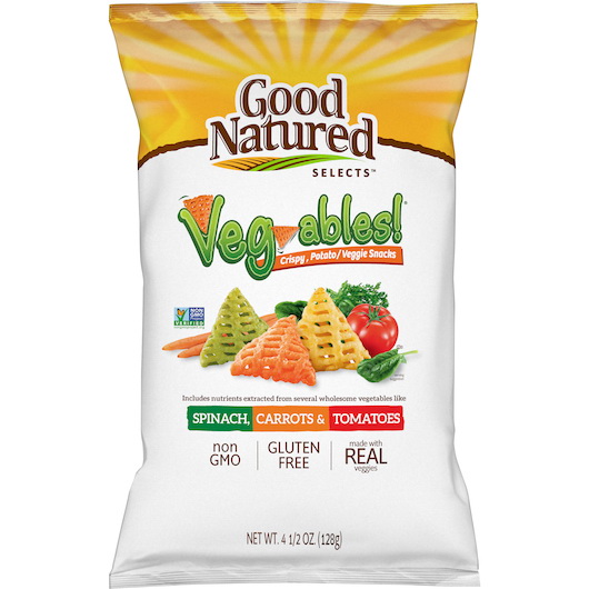 Herr's进口代理批发 Good Natured Veg-Ables，4.5 盎司，每箱 6 粒