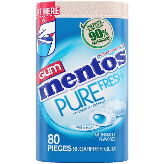 酷牌库|商品详情-Mentos Gum进口代理批发 曼妥思口香糖 80 片，5.644 盎司，每箱 6 颗