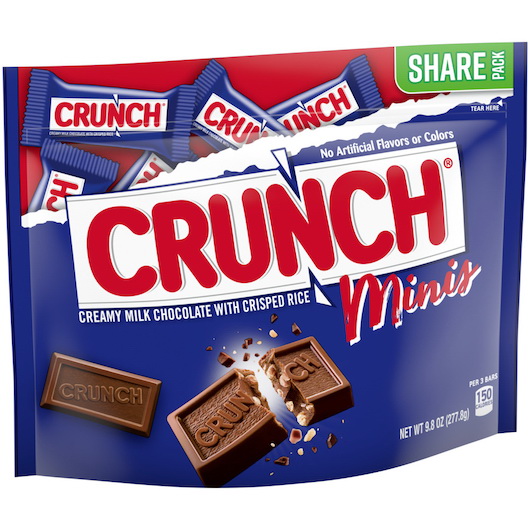 Crunch进口代理批发 Crunch Minis，9.8 盎司，每箱 8 个