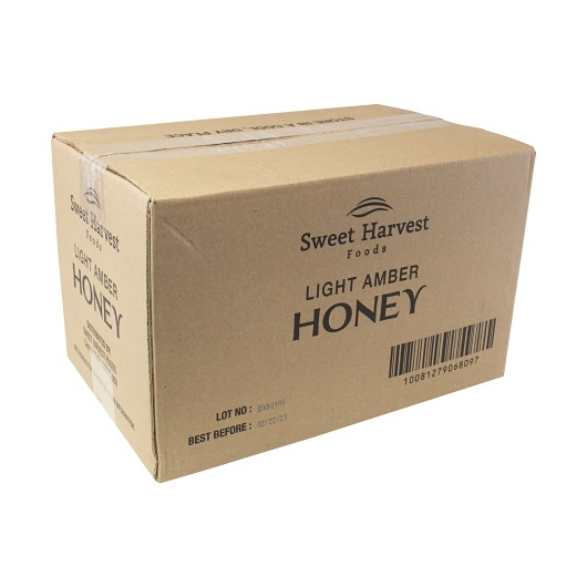 酷牌库|商品详情-Sweet Harvest Foods进口代理批发 Sweet Harvest Foods 淡琥珀色蜂蜜，5 磅，每箱 6 粒