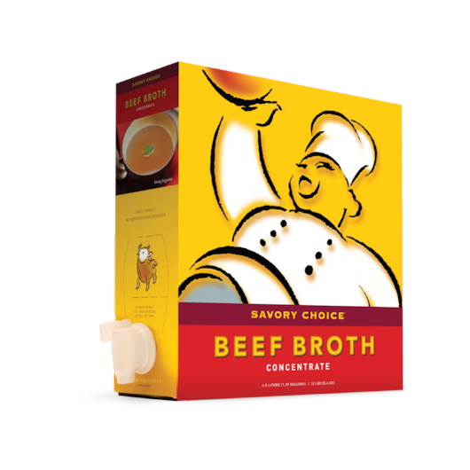 Savory Choice Beef Broth Concentrate, 4.5 Liter, 1 per case Wholesale