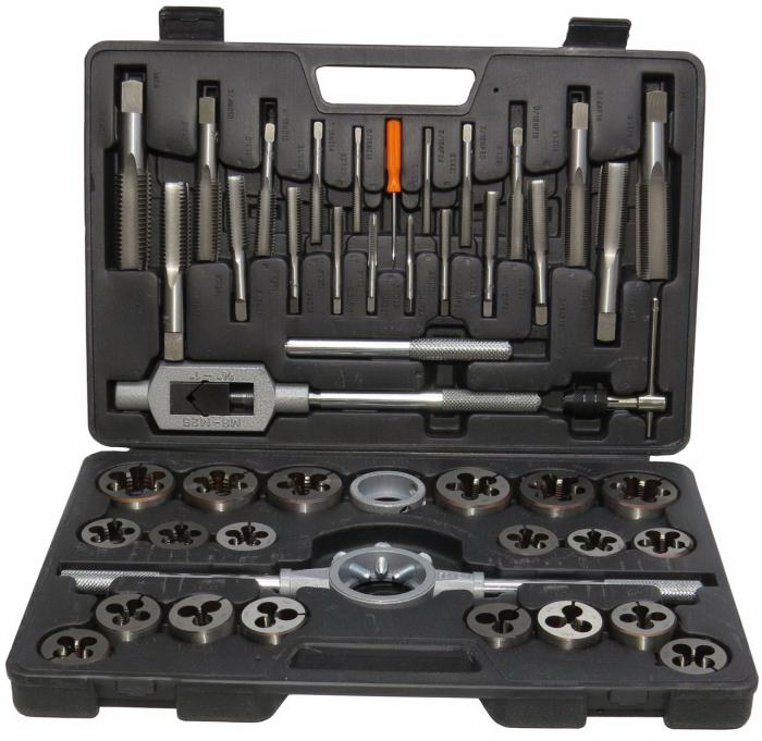 1-1//8/"-12 Carbon Steel Hand Tap Set DWTS1-1//8-12