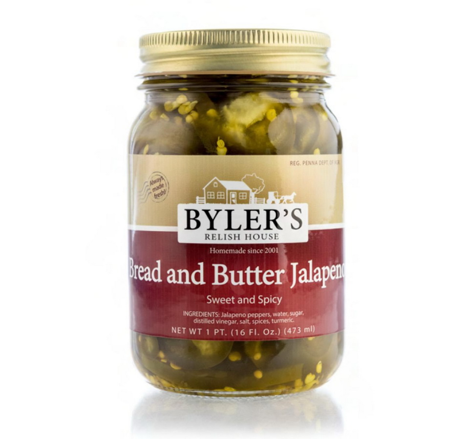 Byler's Relish House进口代理批发 Byler's Relish House 面包黄油墨西哥胡椒 12/16 盎司，447724