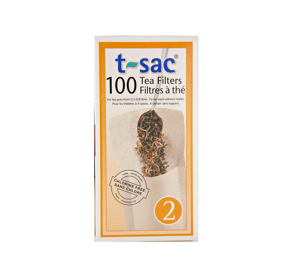 T-Sac进口代理批发 T-Sac 茶过滤器 #2 12/100ct, 474015