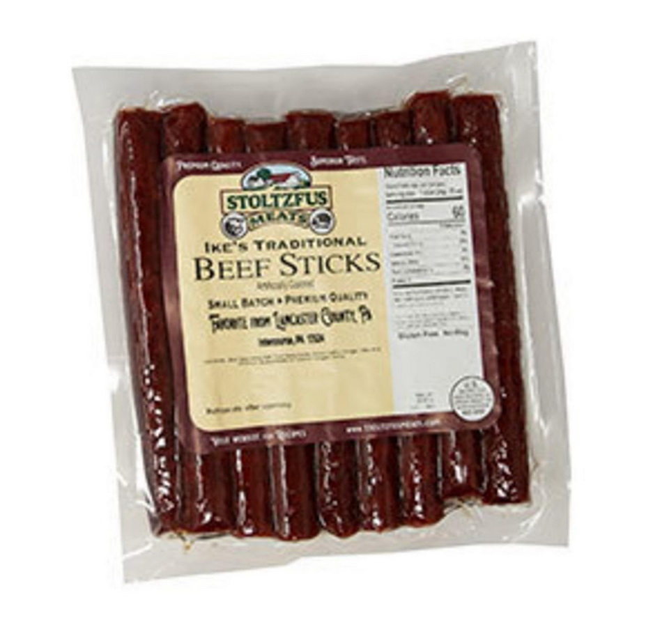 Stoltzfus Meats进口代理批发 Stoltzfus Meats Ike's 传统牛肉棒 8/1.2 磅，507500