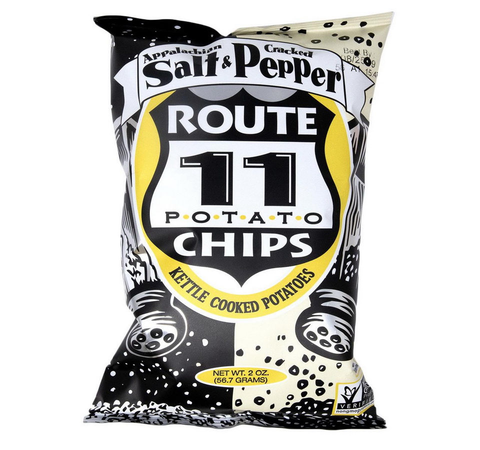 Route 11 Chips进口代理批发 Route 11 薯片盐和胡椒片 30/2 盎司，514446