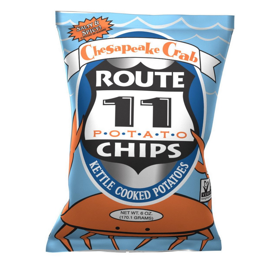 Route 11 Chips进口代理批发 Route 11 Chips 切萨皮克蟹片 12/6 盎司，514452