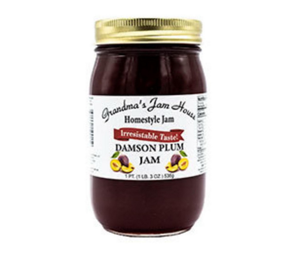 Grandma's Jam House进口代理批发 Grandma's Jam House Damson 李子果酱 12/16 盎司，570304