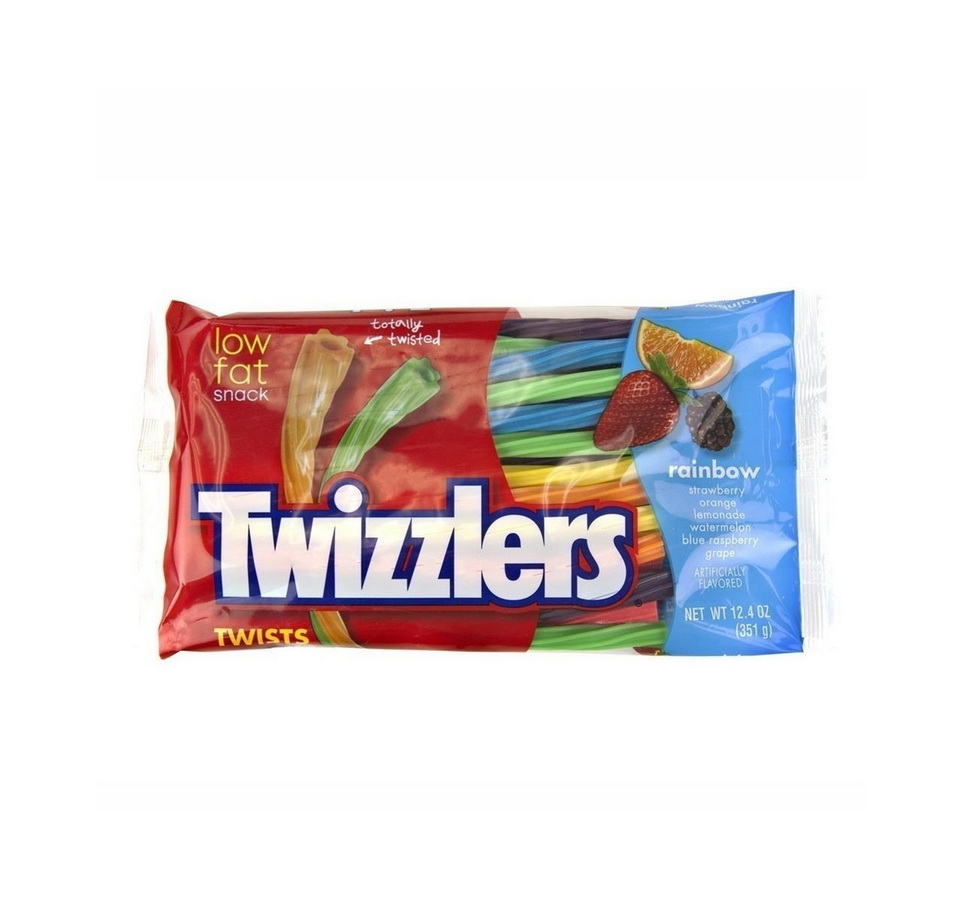 Twizzler进口代理批发 Twizzler 彩虹扭曲 12/12.4oz, 660186